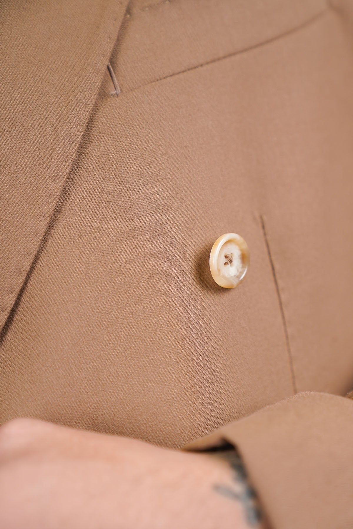 Giacca NAOYA due Petti - Tabacco