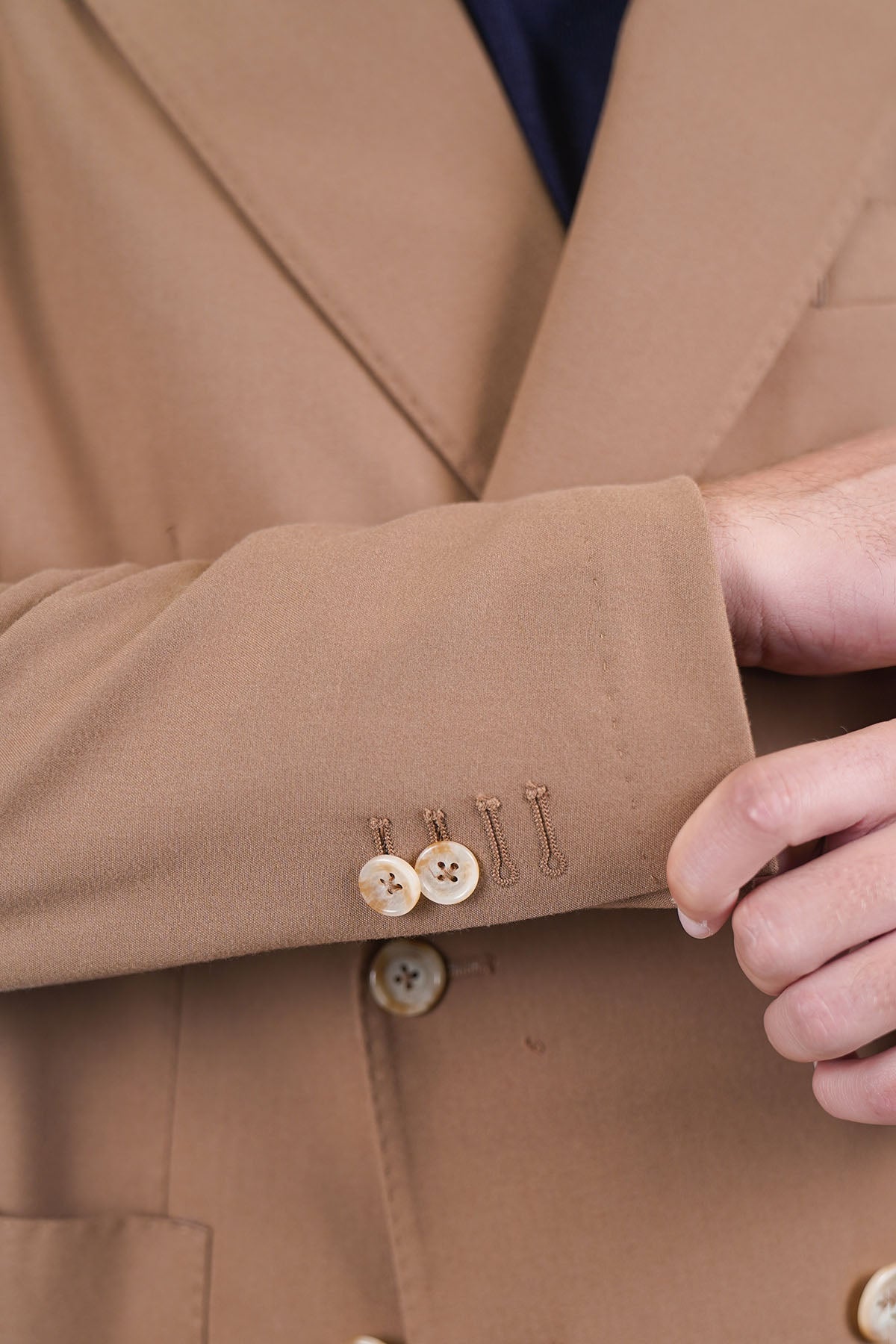 Giacca NAOYA due Petti - Tabacco