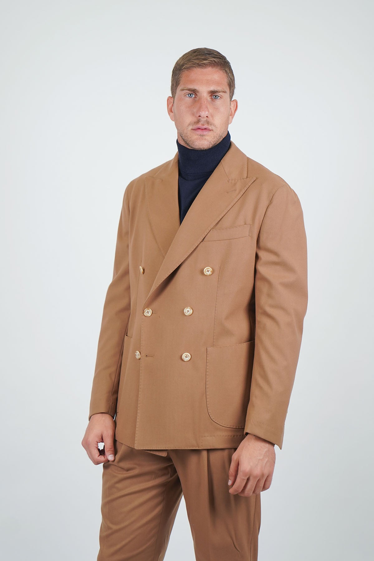 Giacca NAOYA due Petti - Tabacco