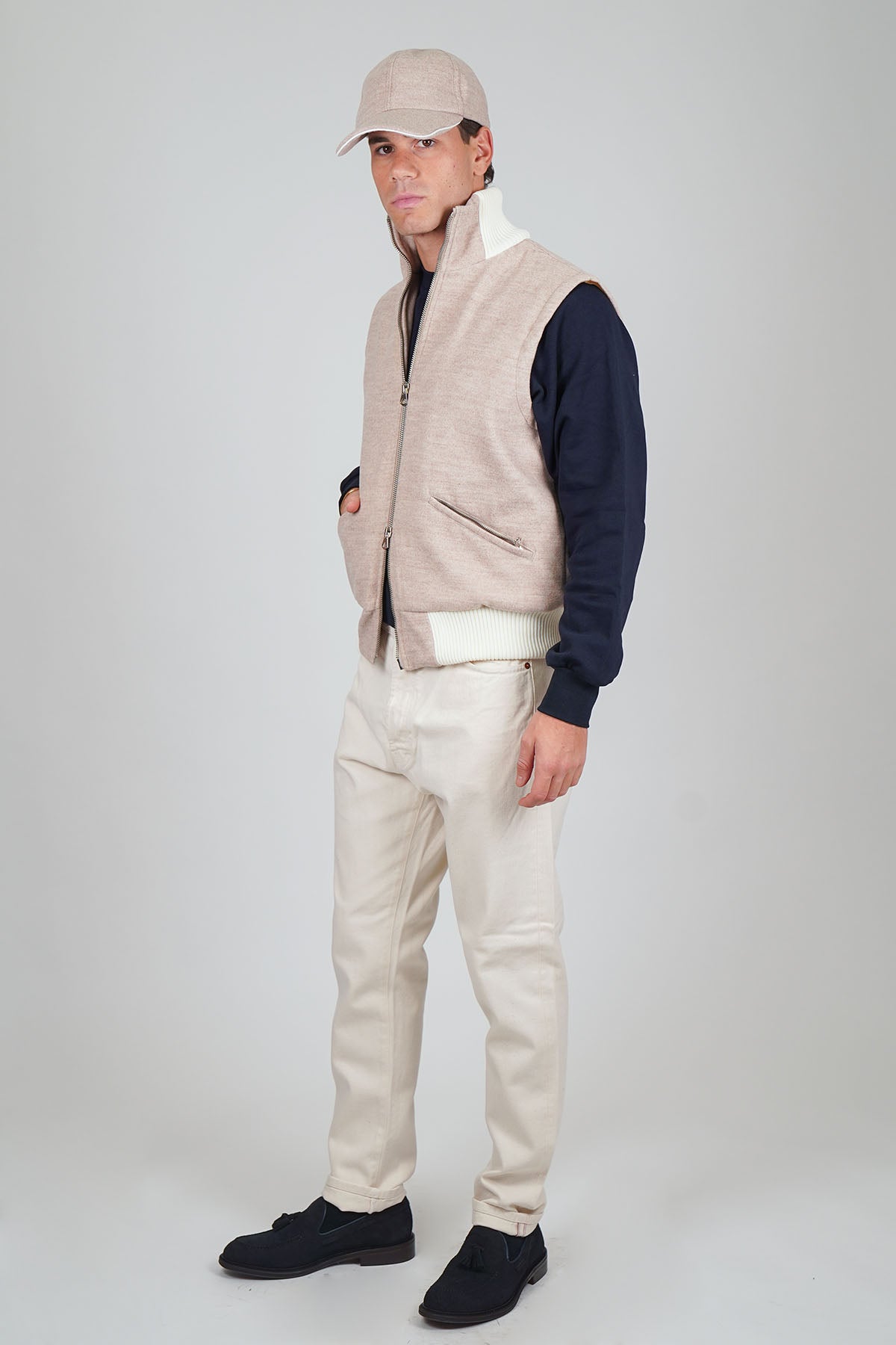 Jeans GORO Cimosato - Slim Fit Beige