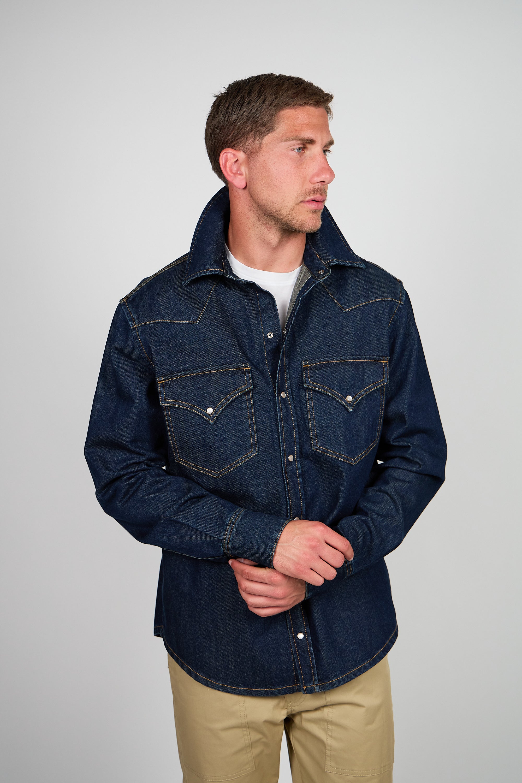 Overshirt ROGO Camicia Texana - Lavaggio Zero al Tè