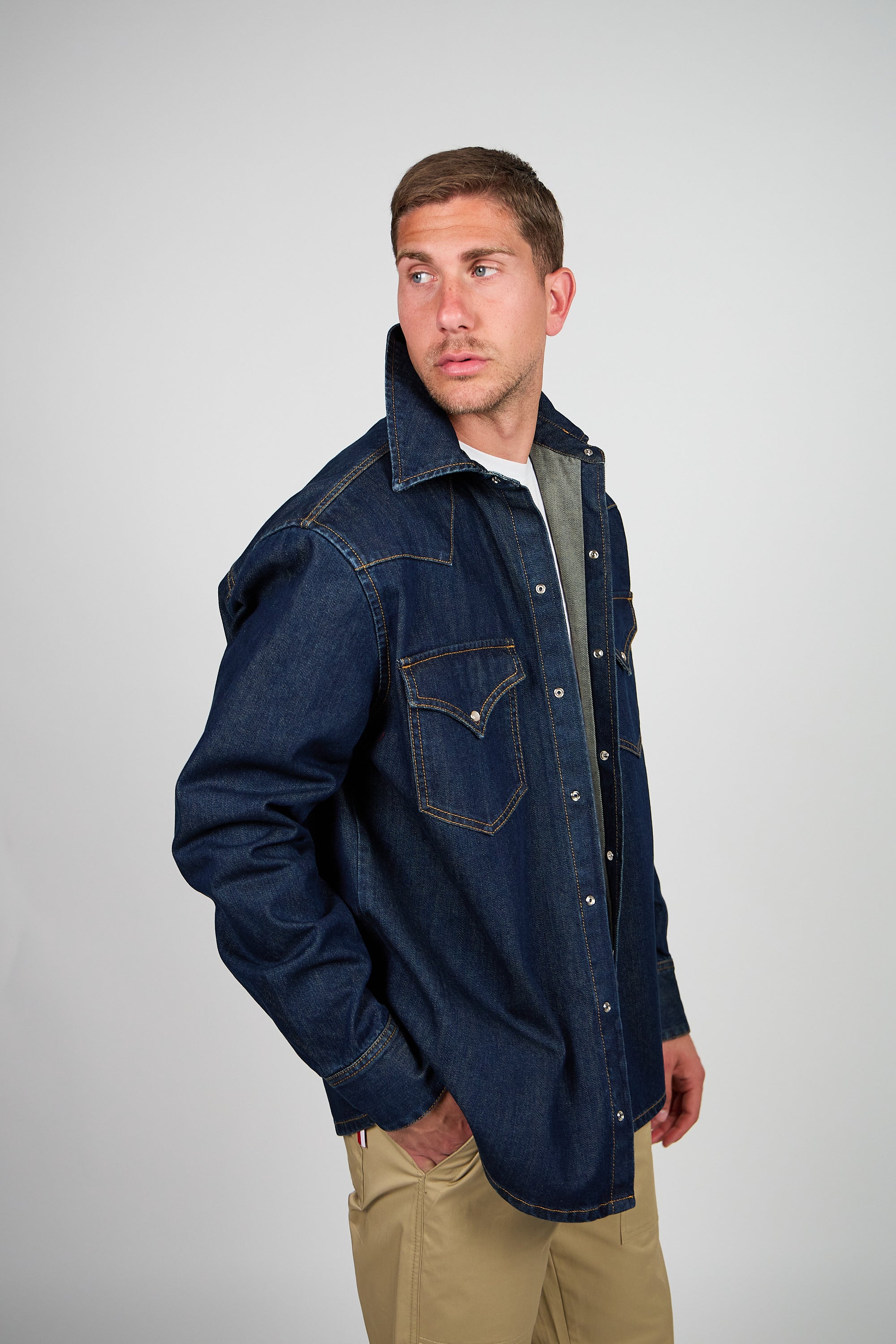 Overshirt ROGO Camicia Texana - Lavaggio Zero al Tè