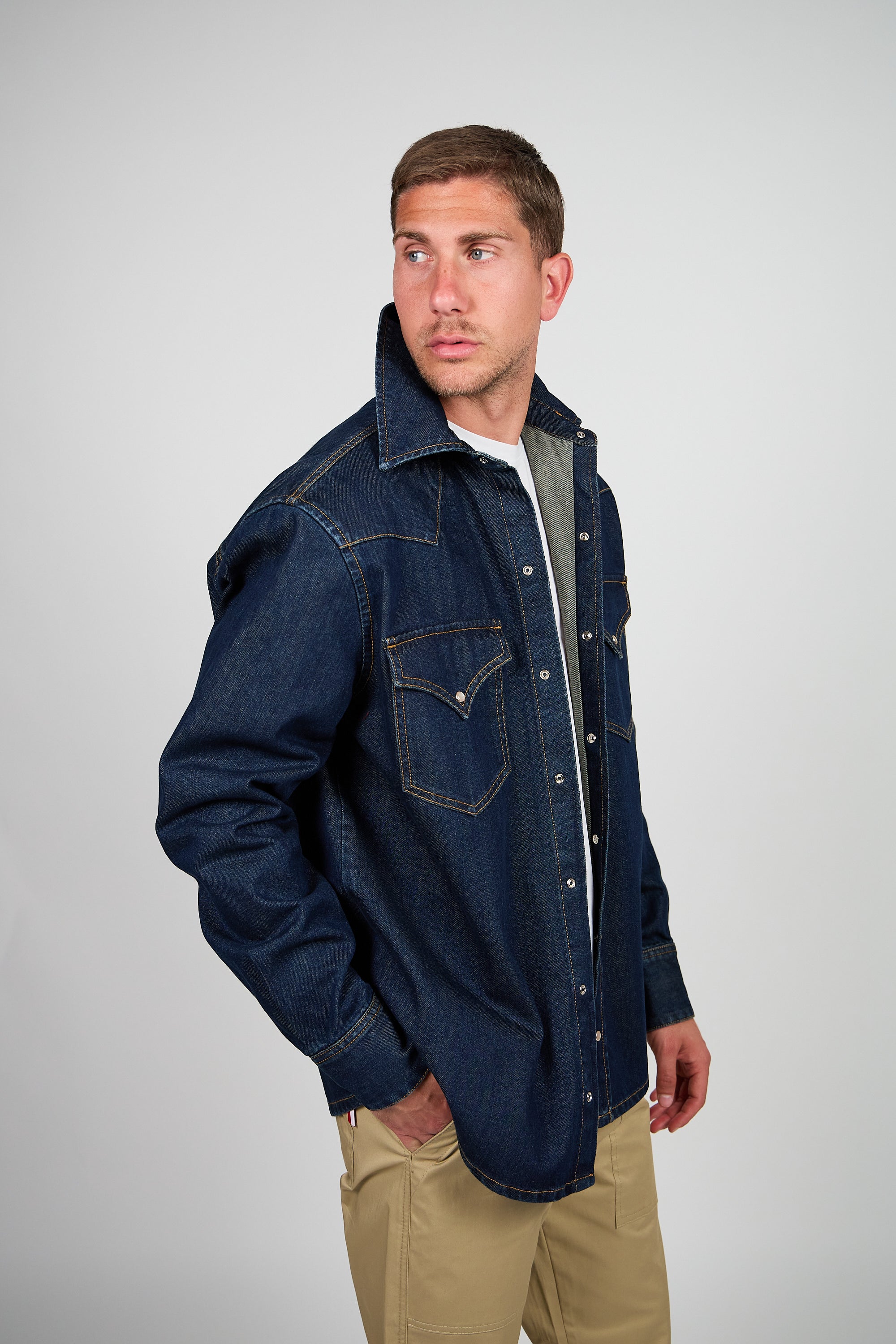 Overshirt ROGO Camicia Texana - Lavaggio Zero al Tè