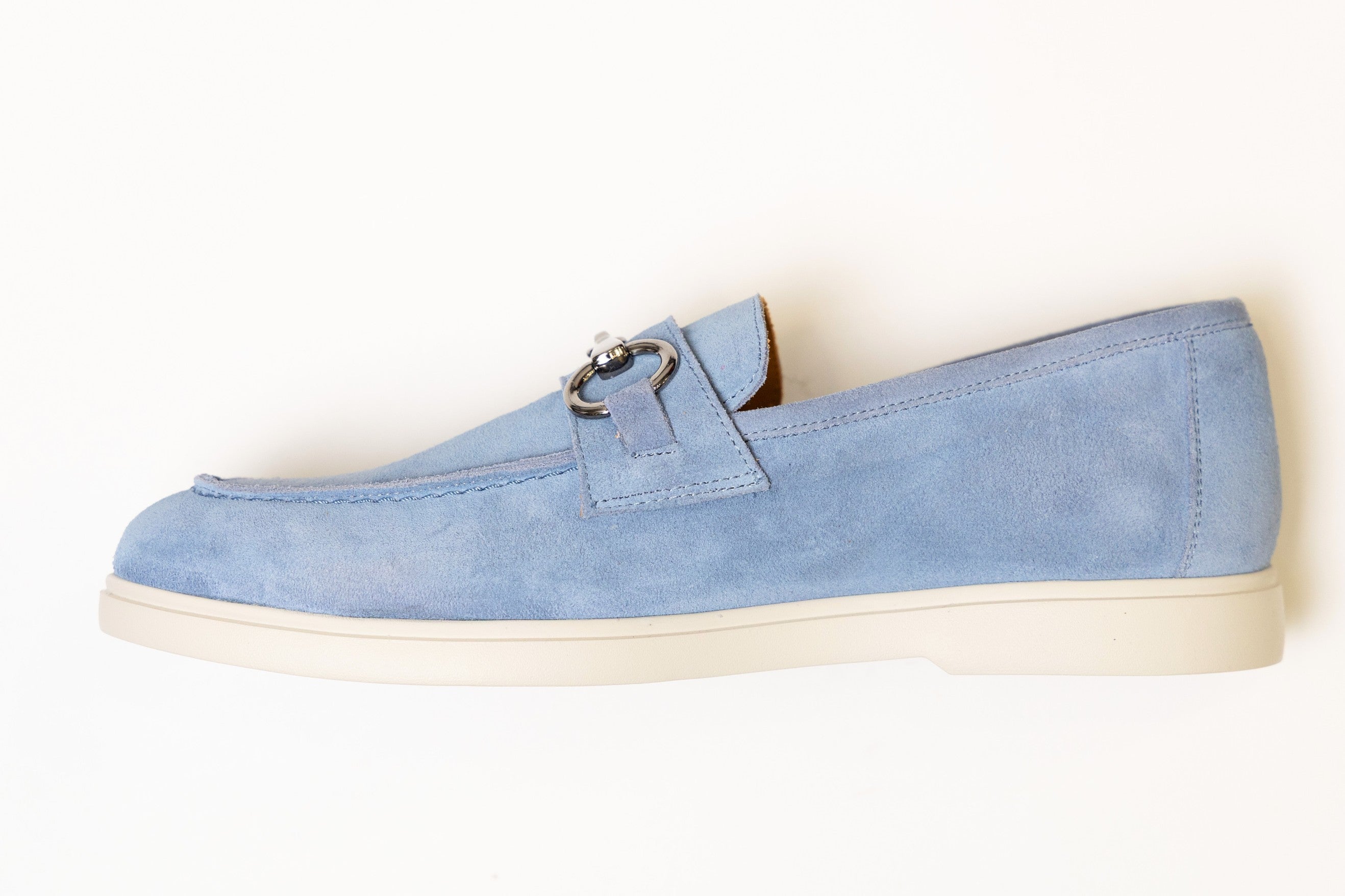 Mocassino PENNY Accessorio Capra Camoscio Jeans Indaco