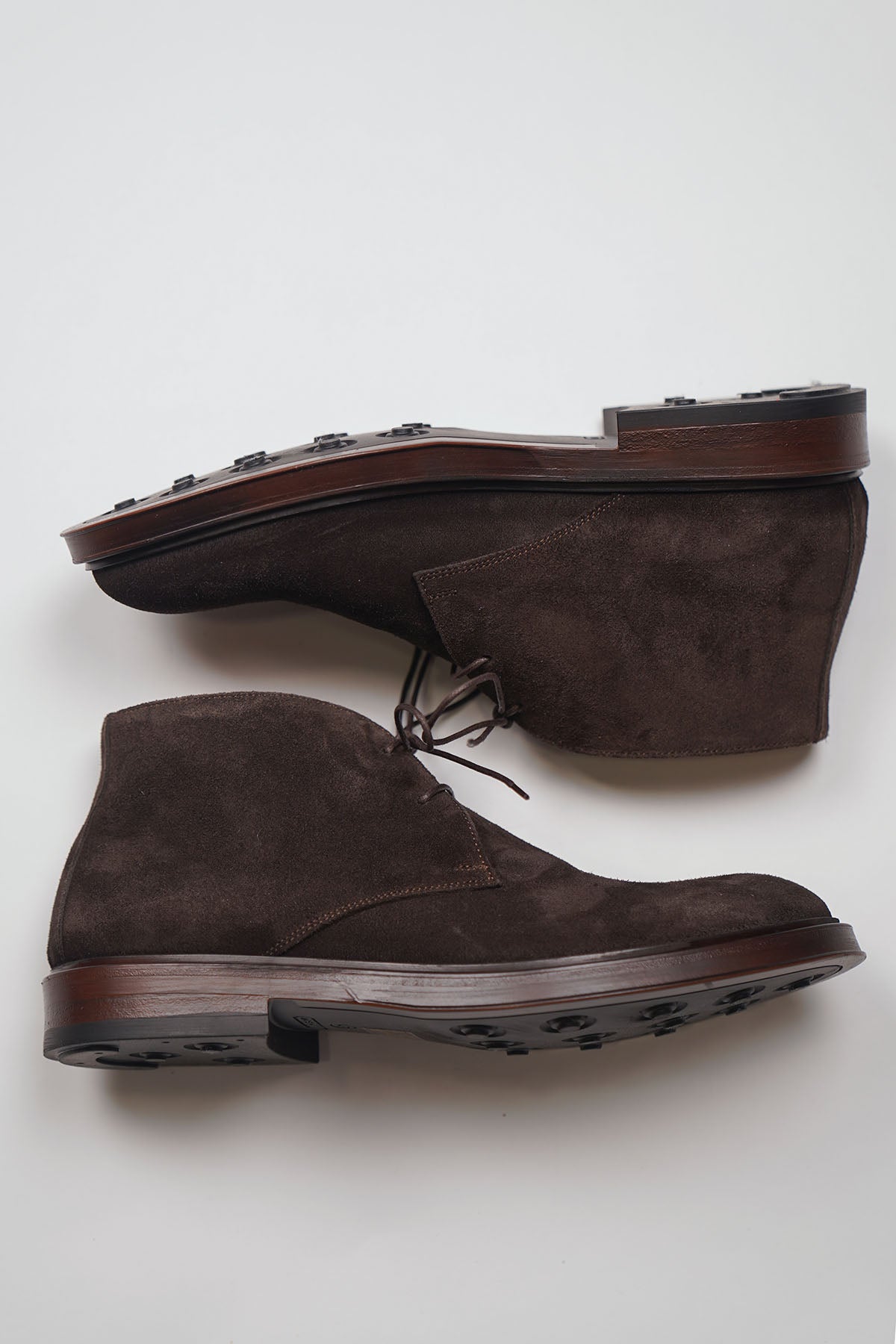 Polacco STRINGHE Camoscio Testa di Moro