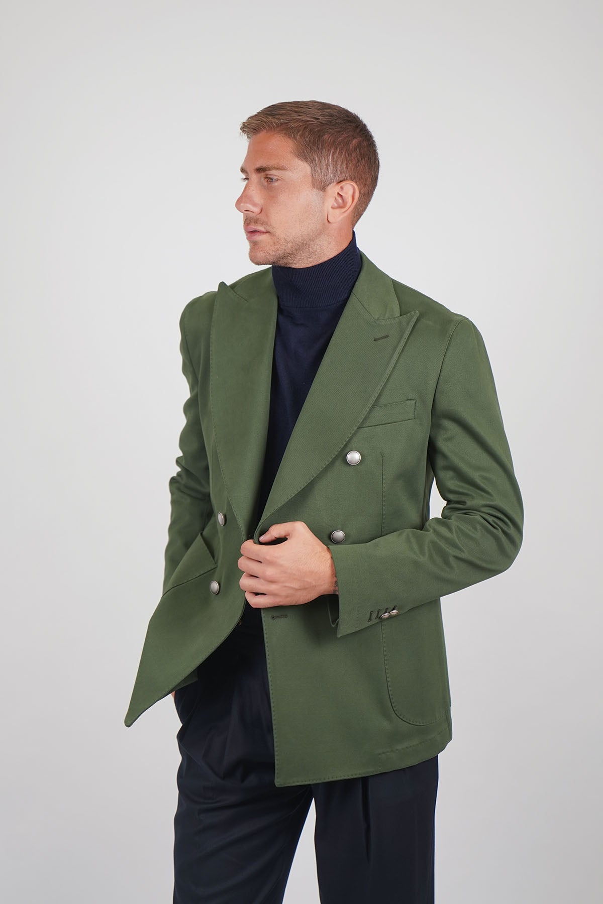 Giacca Blazer SENTIERO Rifinito - Verde Tinto