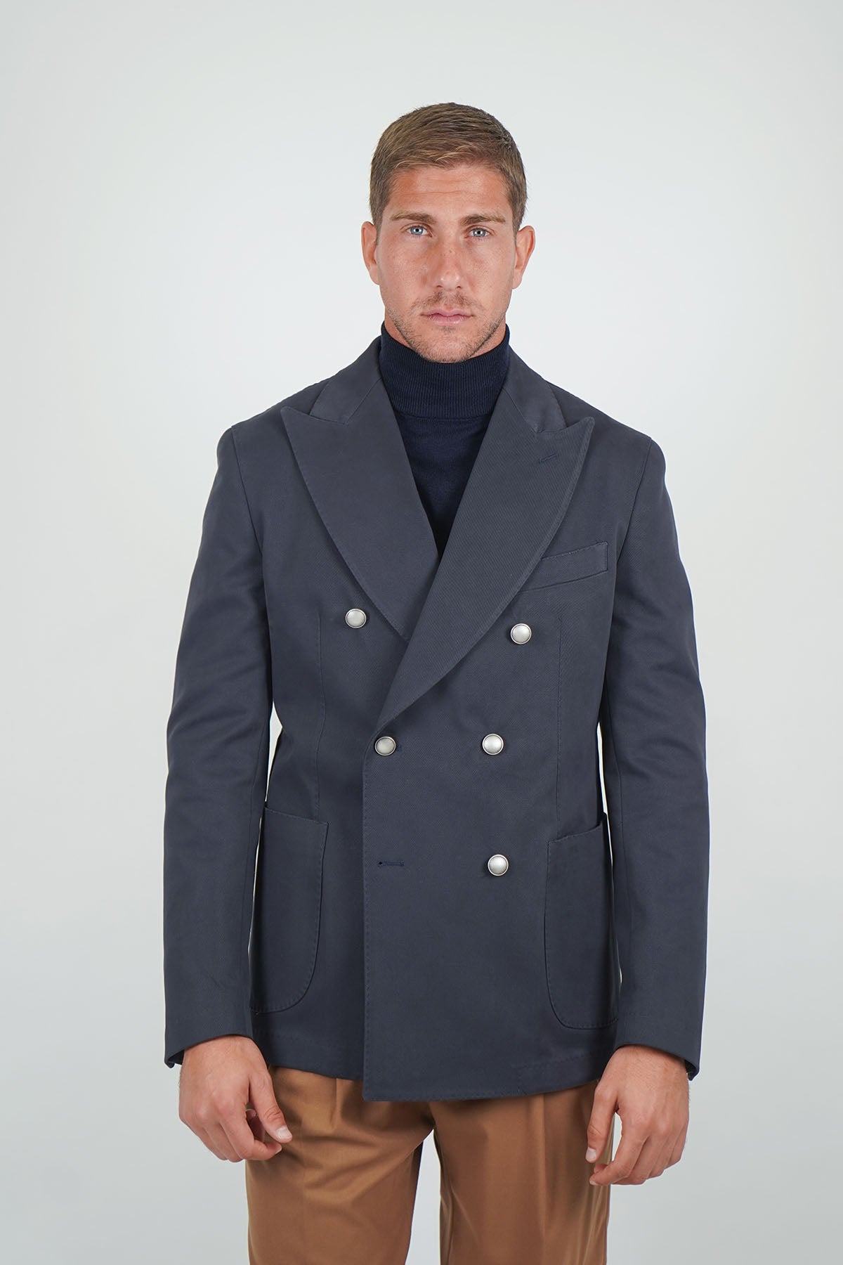 Giacca Blazer SENTIERO Rifinito - Blue Tinto