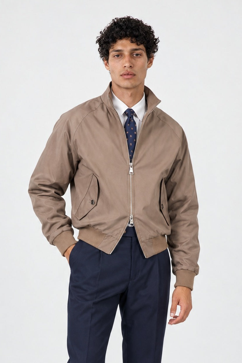 Giacca Bomber KITETTO College - Beige - SETTANTA