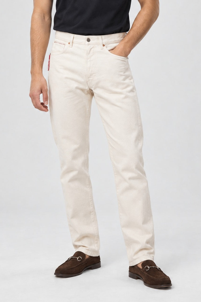 Jeans GORO Cimosato - Slim Fit Beige - SETTANTA
