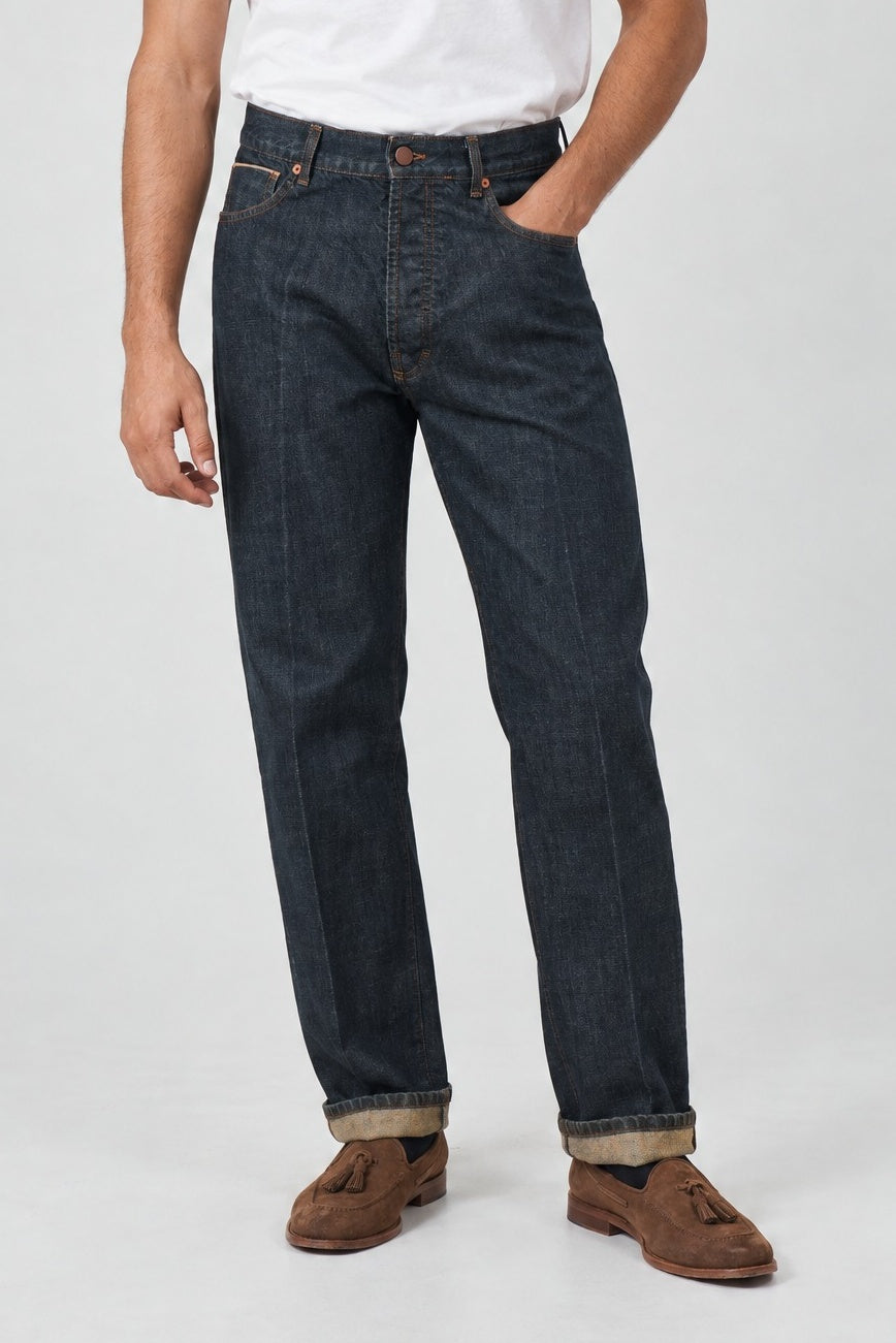 Jeans GORO Cimosato - Straight Fit Lavaggio Zero - SETTANTA