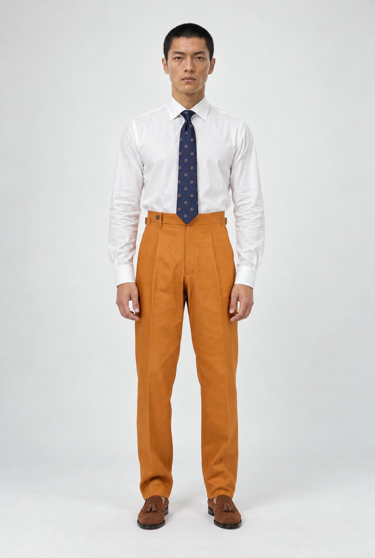 Pantalone Abito SETTANTA Rifinito Pinces - Lino Coccio - SETTANTA