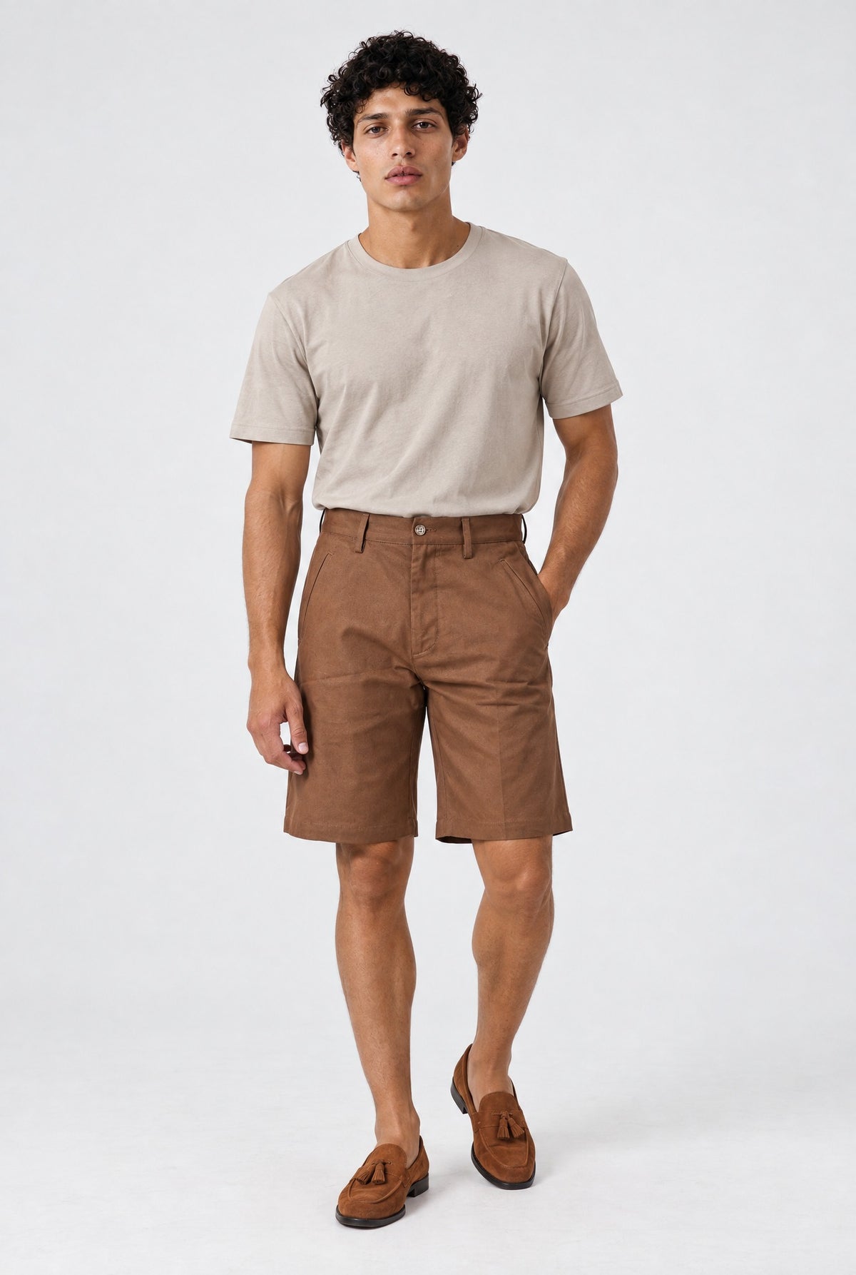 Pantalone Corto NAMI Short - Tabacco - SETTANTA