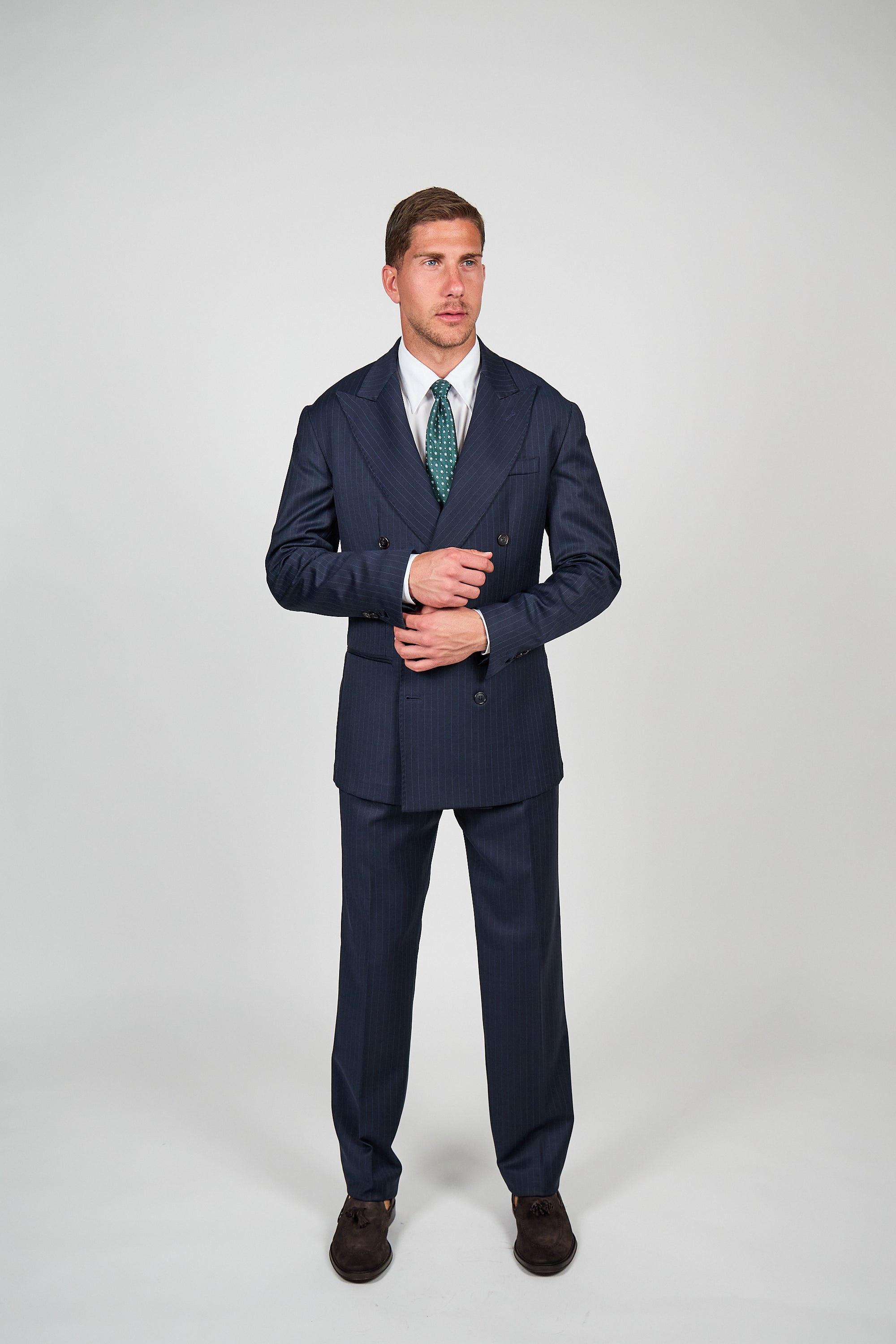 Abito Rifinito SETTANTA - Blue Gessato Blue