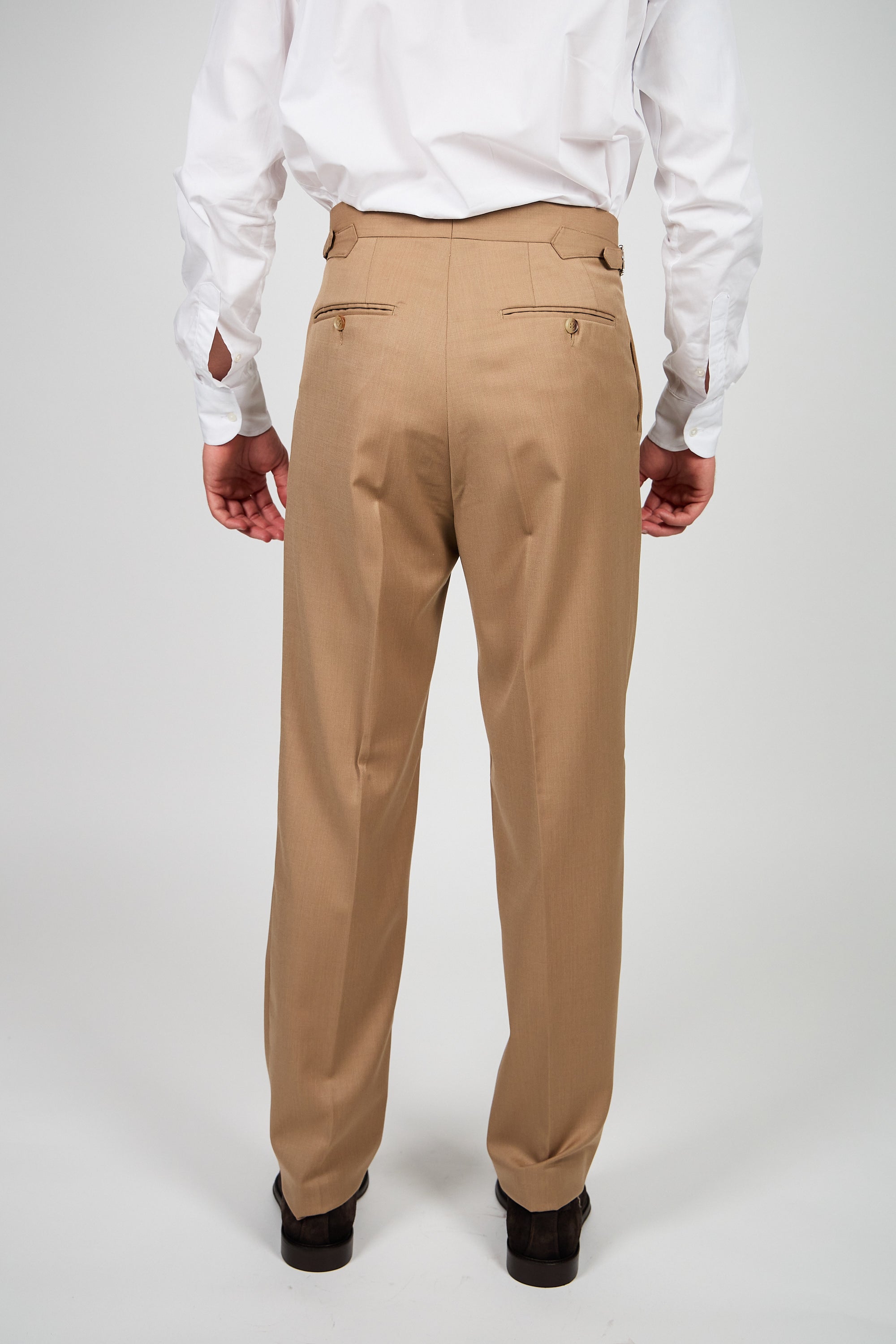 Pantalone Abito SETTANTA Rifinito 2 Pinces - Cammello