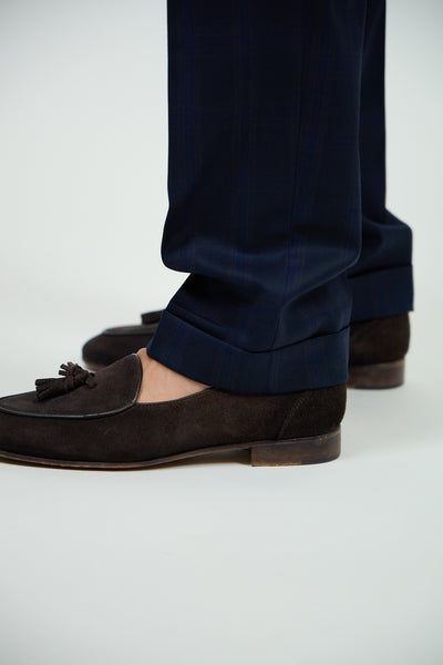 Pantalone Abito SETTANTA Rifinito 2 Pinces - Blue Finestrato