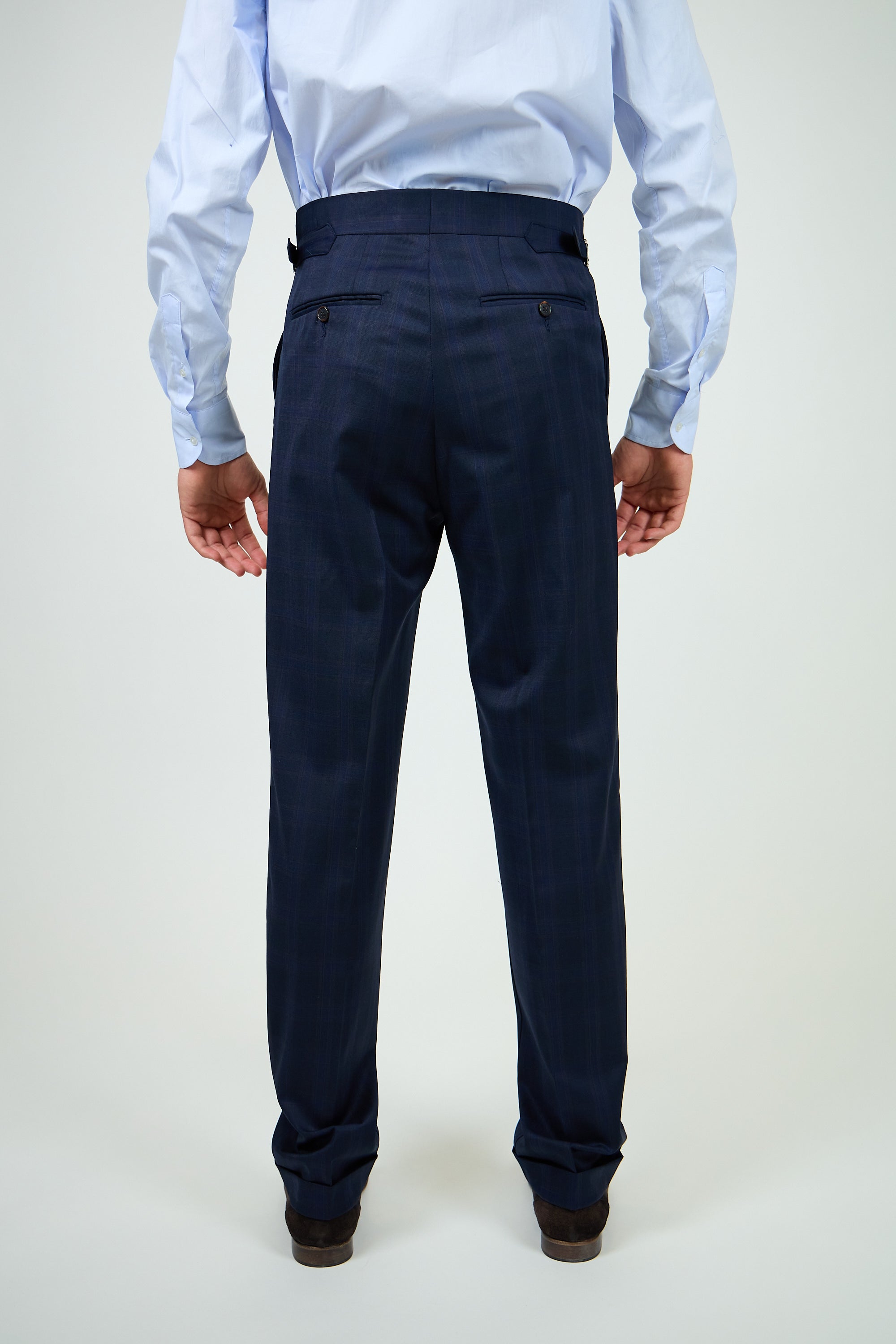 Pantalone Abito SETTANTA Rifinito 2 Pinces - Blue Finestrato