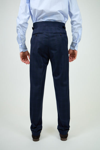 Pantalone Abito SETTANTA Rifinito 2 Pinces - Blue Finestrato