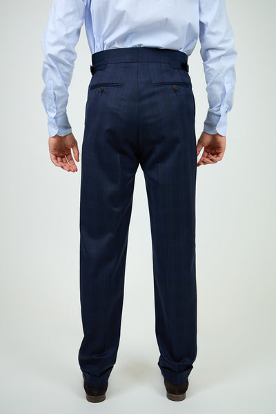 Pantalone Abito SETTANTA Rifinito 2 Pinces - Blue Finestrato