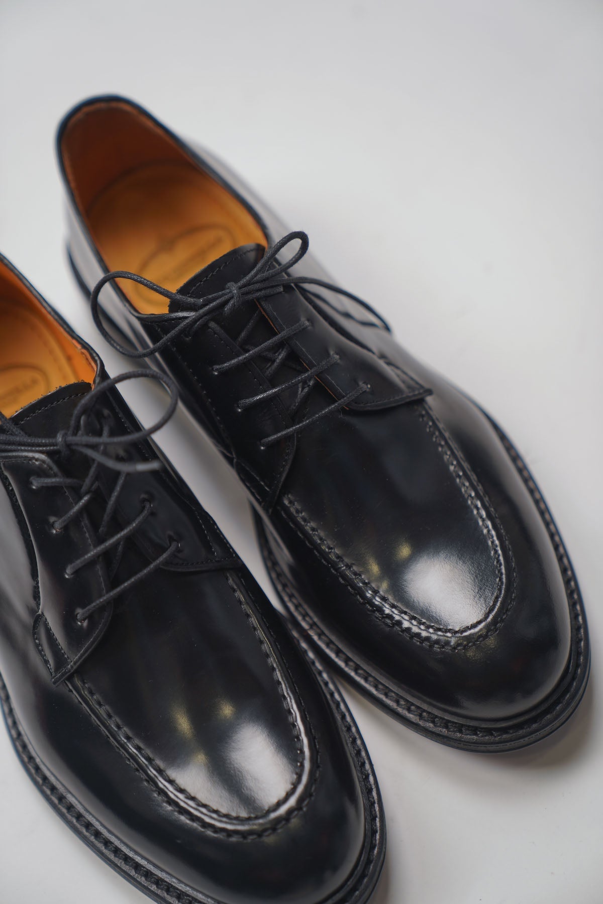 Mocassino INGEGNERE Stringhe Abrasivato Nero