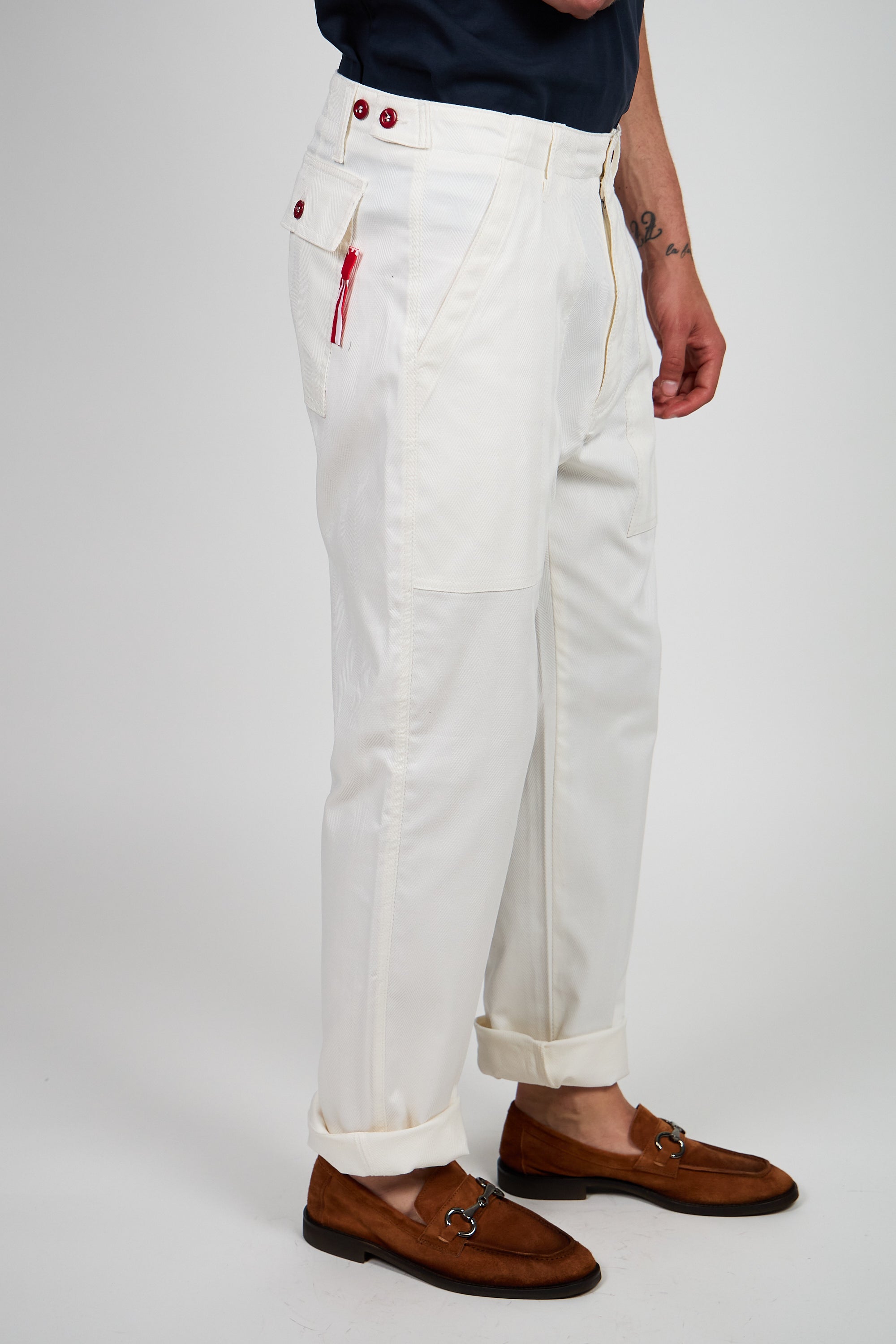 Pantalone ARASHI - Bianco