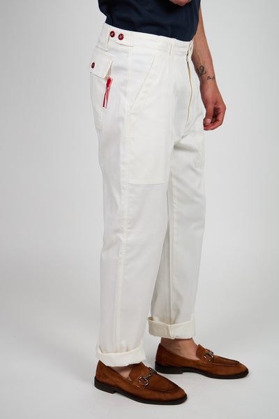 Pantalone ARASHI - Bianco