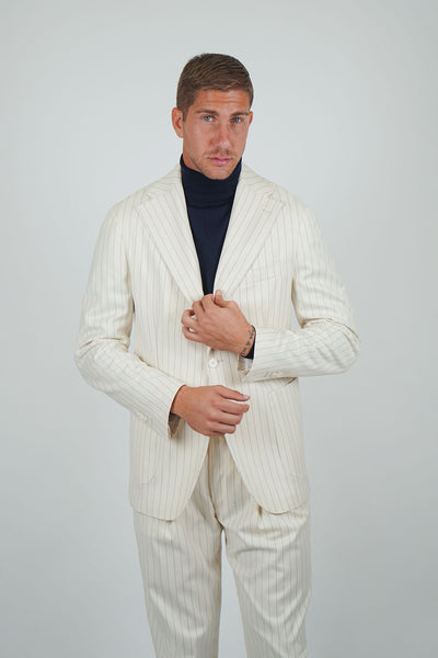 Giacca BAIKO Falso 3 - Beige Gessato