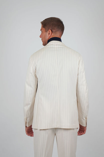 Giacca BAIKO Falso 3 - Beige Gessato