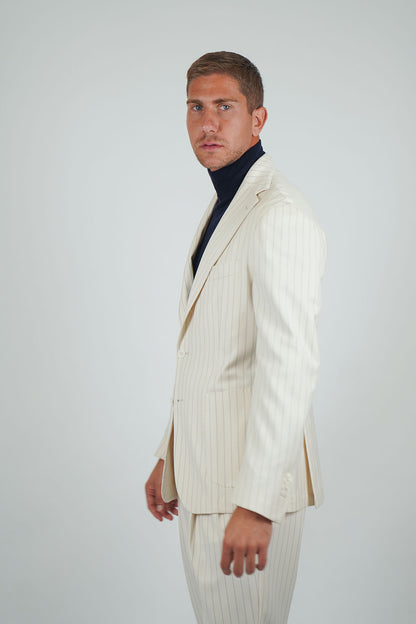 Giacca BAIKO Falso 3 - Beige Gessato