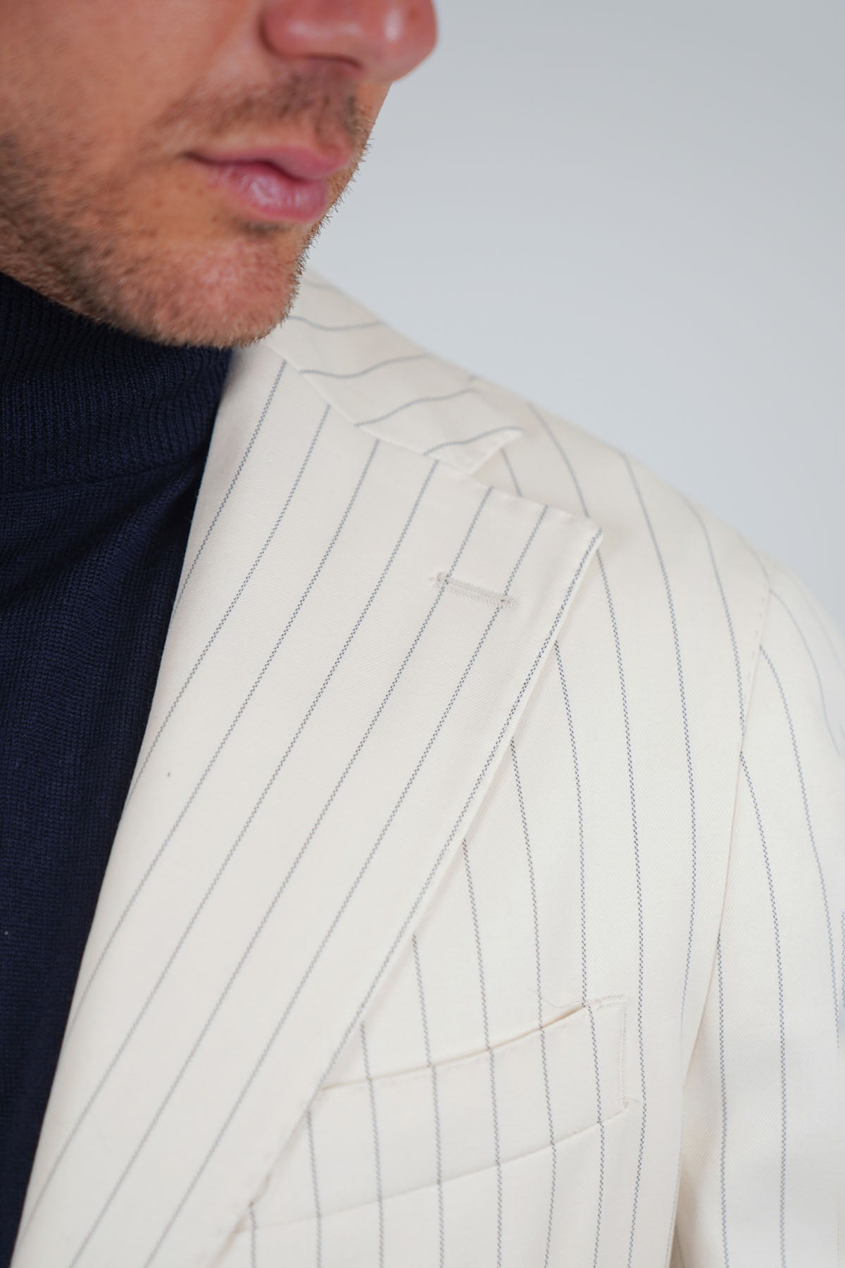 Giacca BAIKO Falso 3 - Beige Gessato