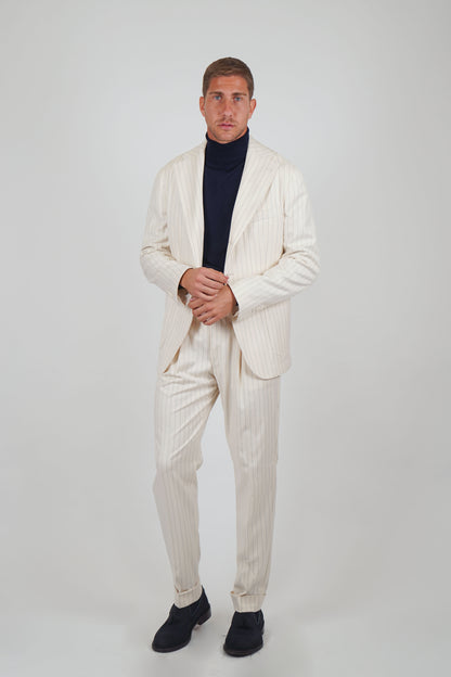 Pantalone MASAAKI - Beige Gessato