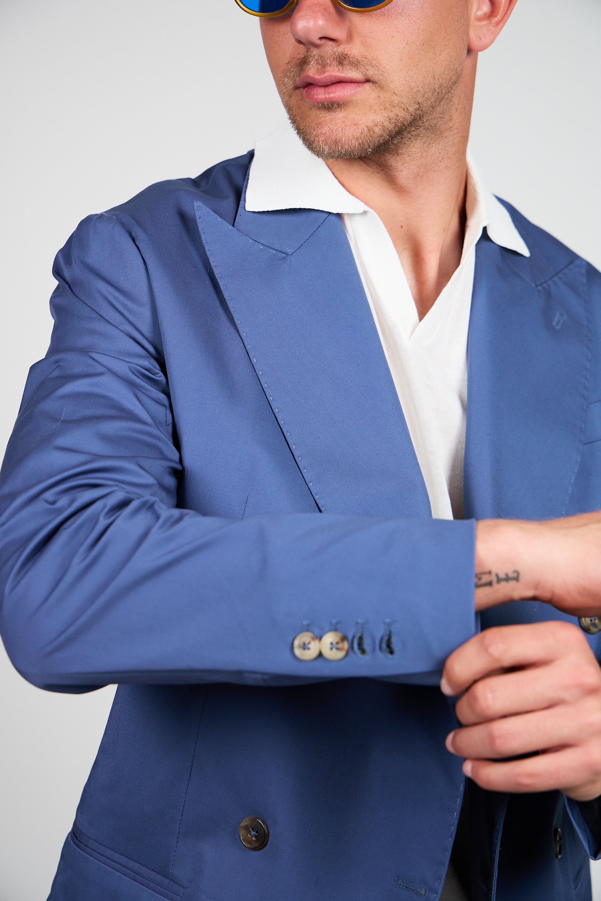 Giacca Abito SETTANTA Blazer Rifinito due Petti - Avion