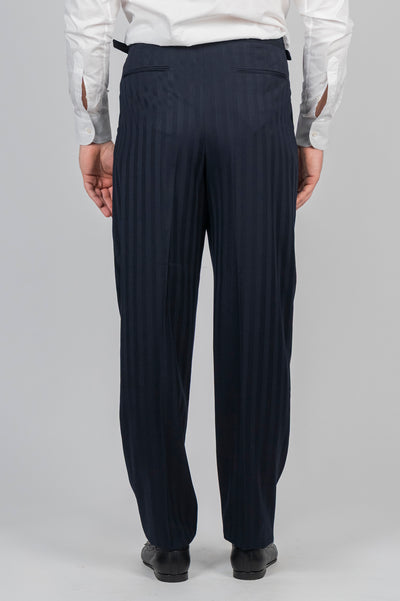 Pantalone GEKKO Rifinito - Blue Herringbone