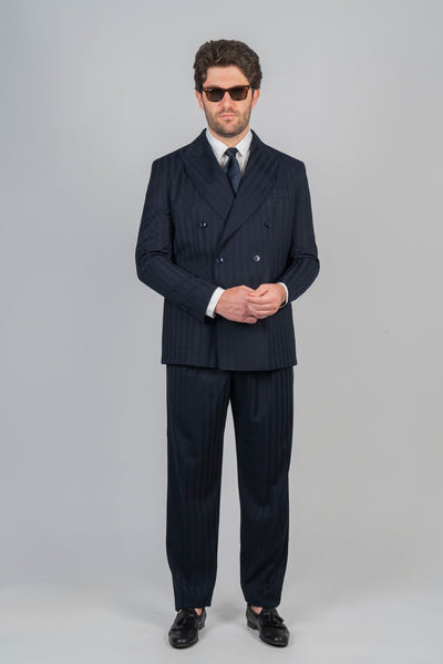 Giacca IZANAGI Rifinito - Blue Herringbone