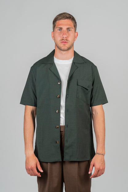 Camicia SEIKO Lana - Oliva