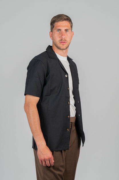 Camicia SEIKO Lana - Nero