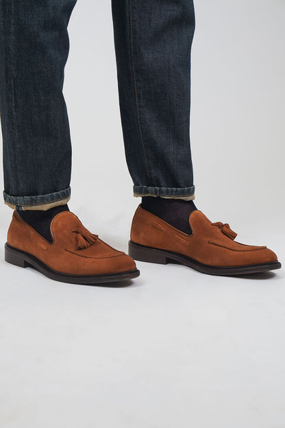 Mocassino NAPPINE Cucitura Camoscio Cuoio