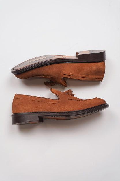 Mocassino NAPPINE Cucitura Camoscio Cuoio