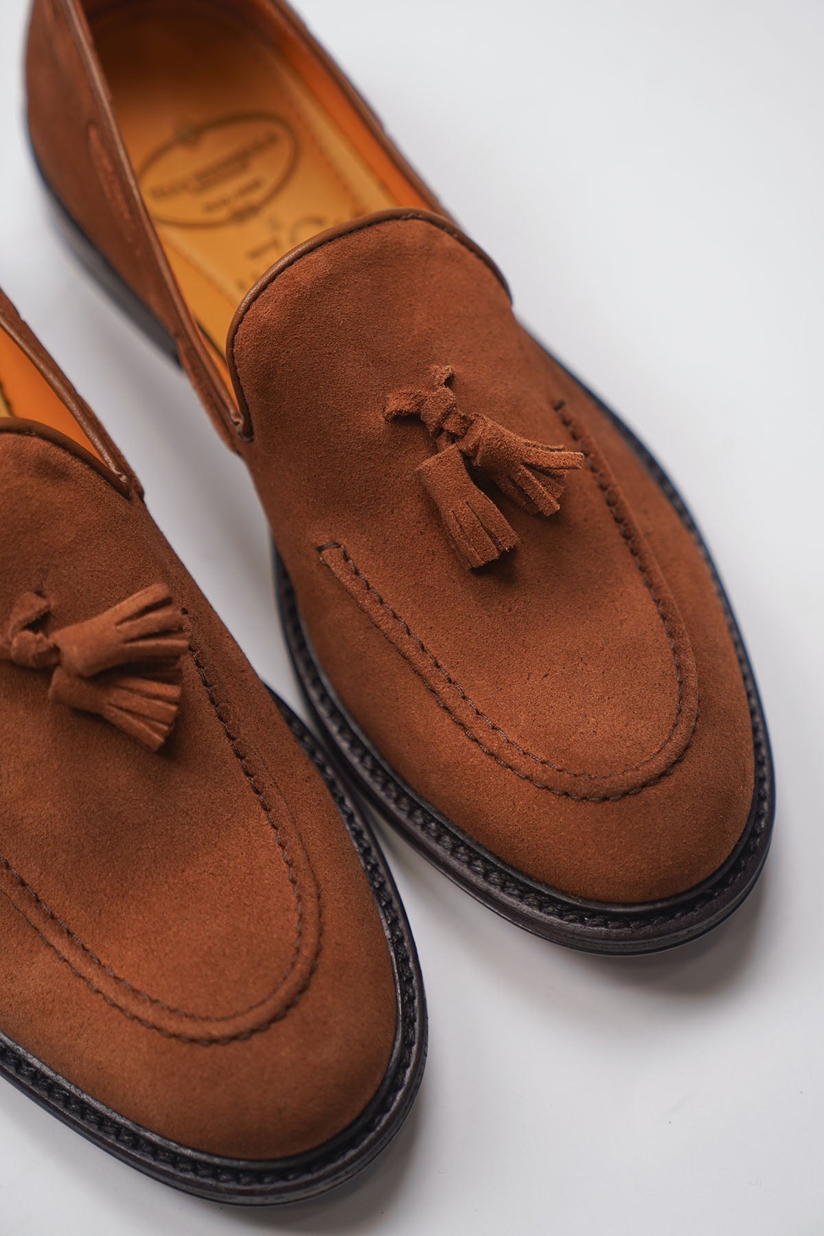 Mocassino NAPPINE Cucitura Camoscio Cuoio