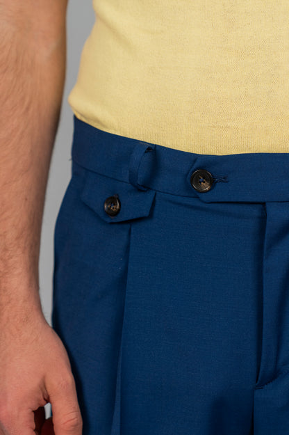 Pantalone ERNESTO Lana - Blue Navy