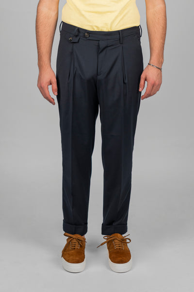 Pantalone ERNESTO Lana - Blue