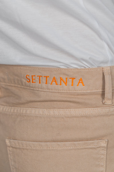 Pantalone AKIO Denim - Beige