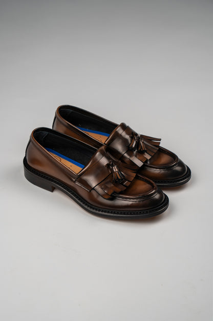 Mocassino FRANGIA Abrasivato Whisky