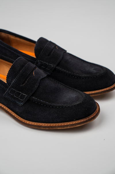 Mocassino PENNY Camoscio Blu