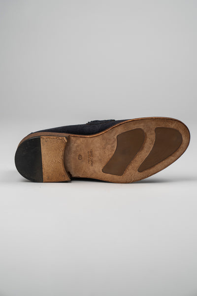 Mocassino PENNY Camoscio Blu