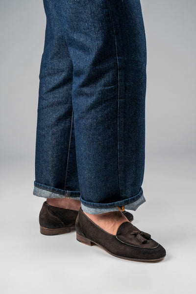 Mocassino BELGA Camoscio Testa di Moro