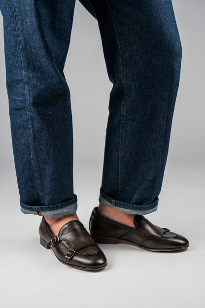 Doppia Fibbia VASCHETTA Capra Testa di Moro