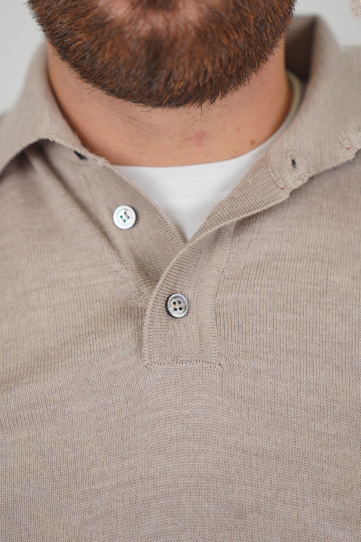 Polo DAYU 3 Bottoni Rasato