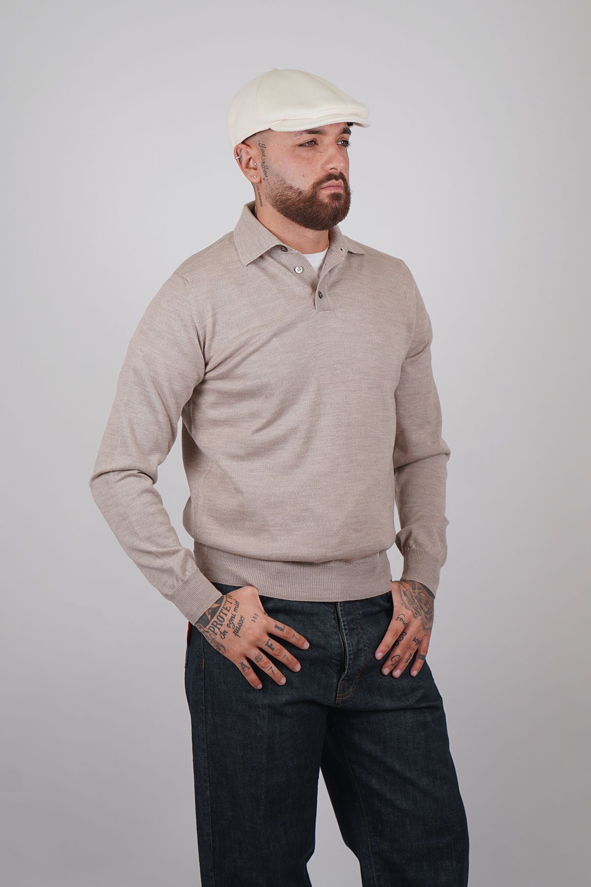 Polo DAYU 3 Bottoni Rasato