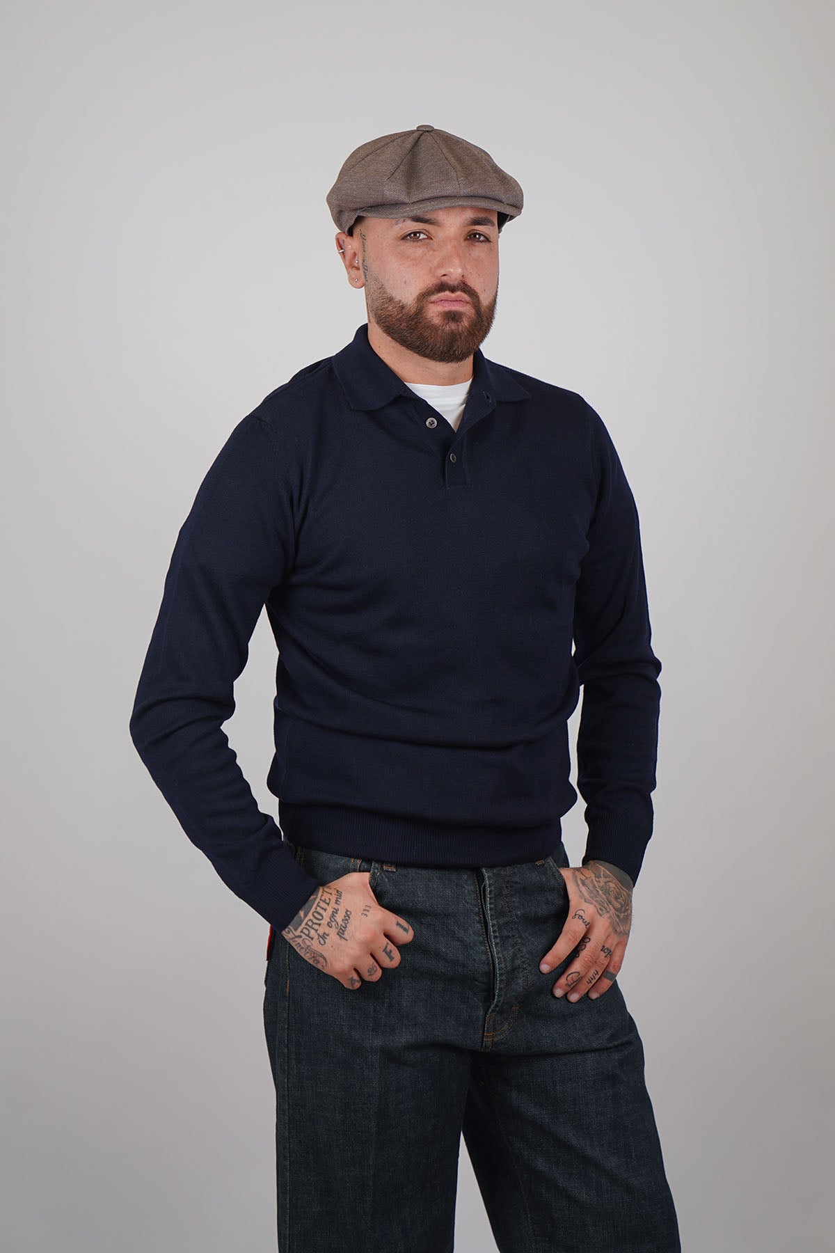 Polo DAYU 3 Bottoni Rasato