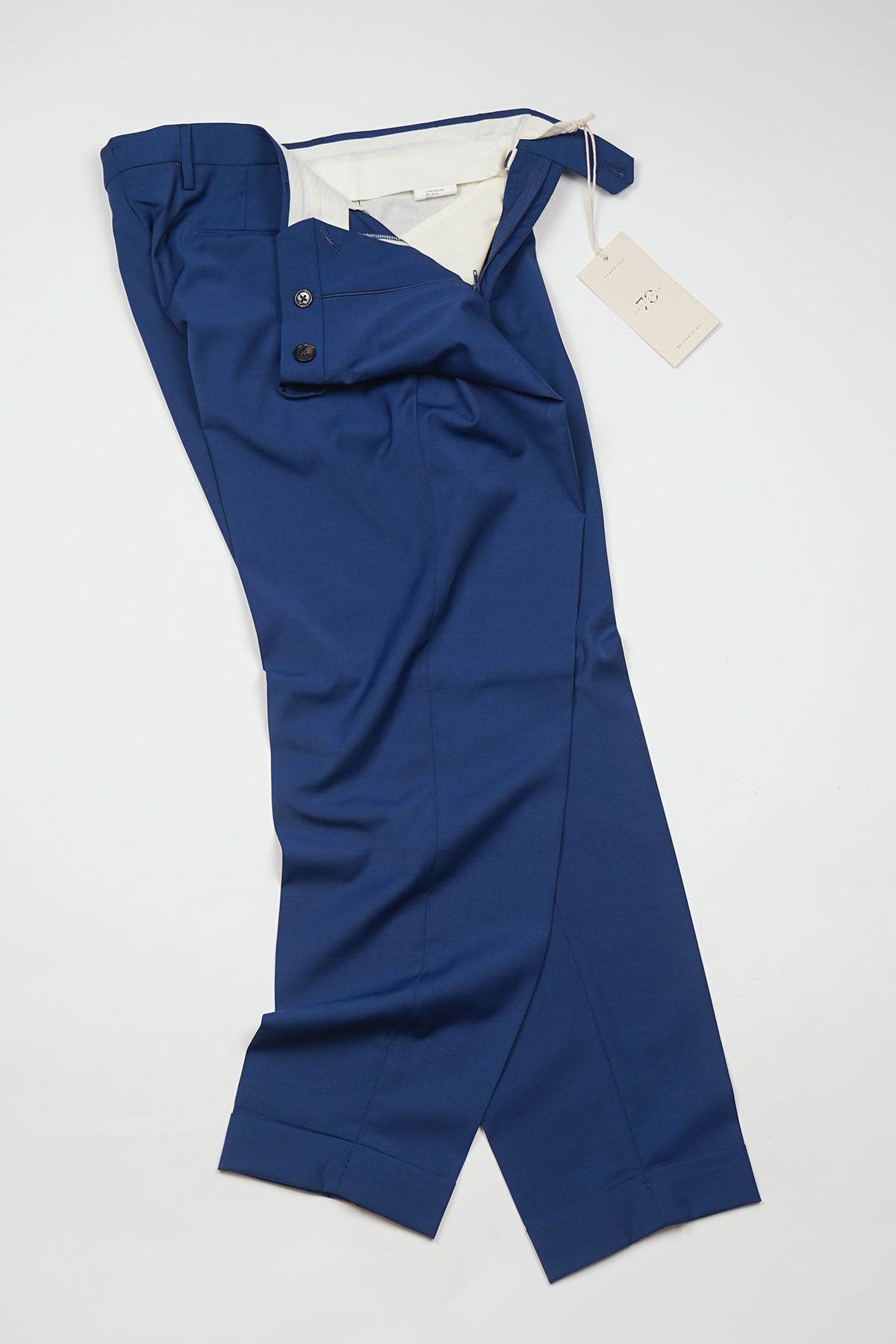 Pantalone ERNESTO Lana - Blue Navy
